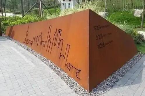 临泽耐候钢挡土墙